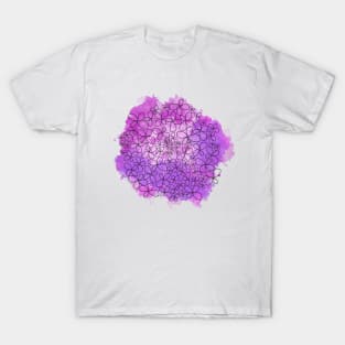 Purple watercolor flowers. Pink & Purple Hydrangea T-Shirt